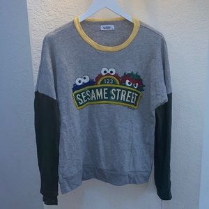 Lauren Moshi Sesame Street Cotton Pullover